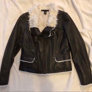 Kenneth Cole Faux Shearling Jacket